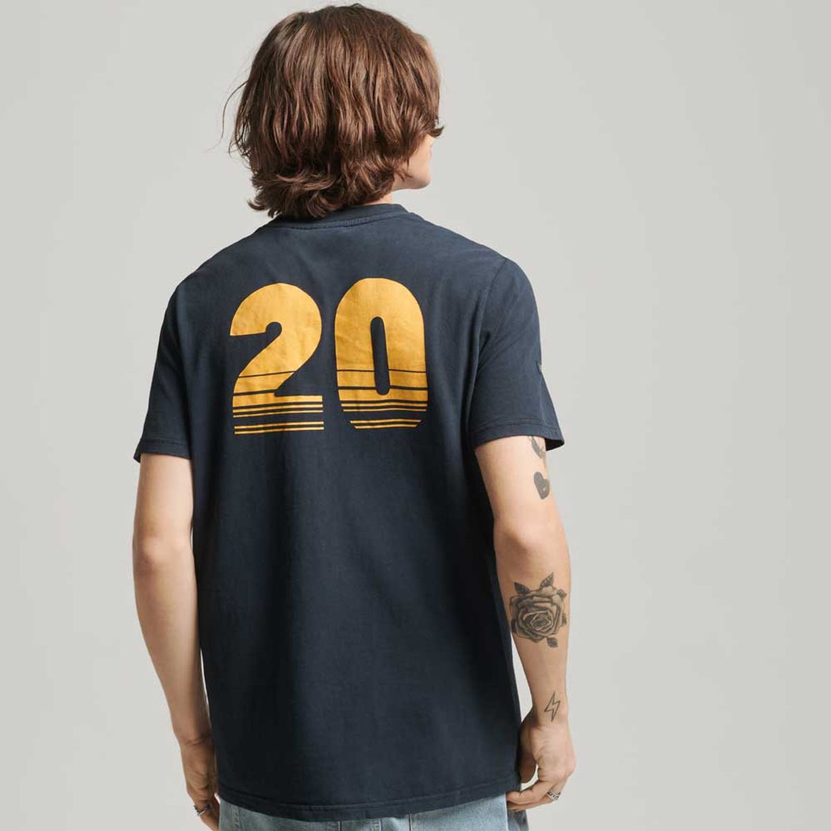 SUPERDRY - Camiseta Manga Corta Para Hombre Vintage Terrain Classic Tee Superdry