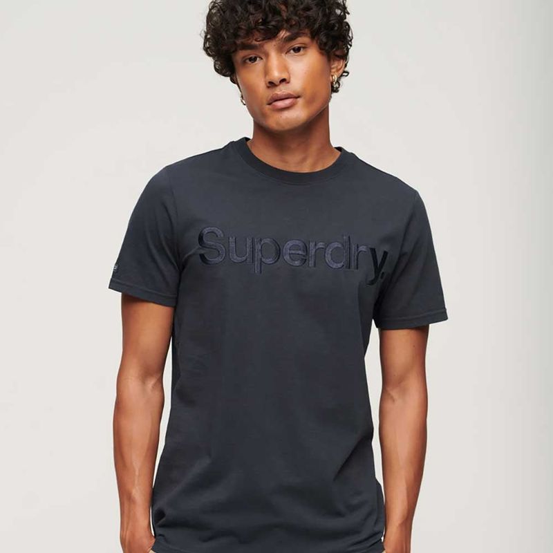 SUPERDRY - Camiseta Manga Corta Para Hombre Tonal Roidered Superdry