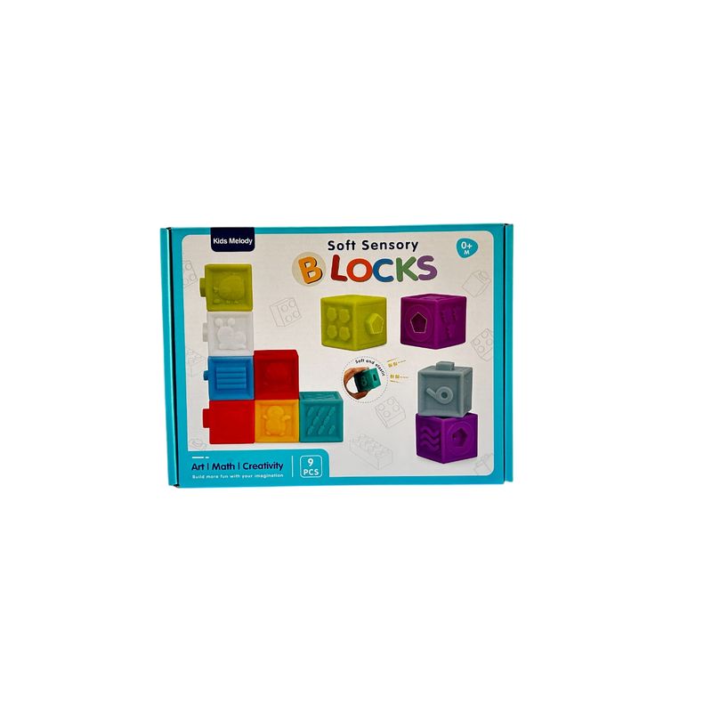 GENERICO - Bloques De Silicona Estimulación Para Bebés Montessori