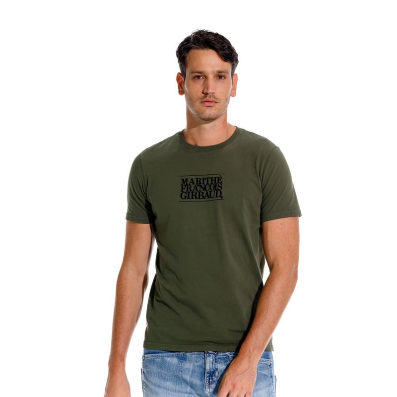 MARITHE FRANCOIS GIRBAUD - Camiseta Manga Corta Para Hombre Lunivers Girbaud