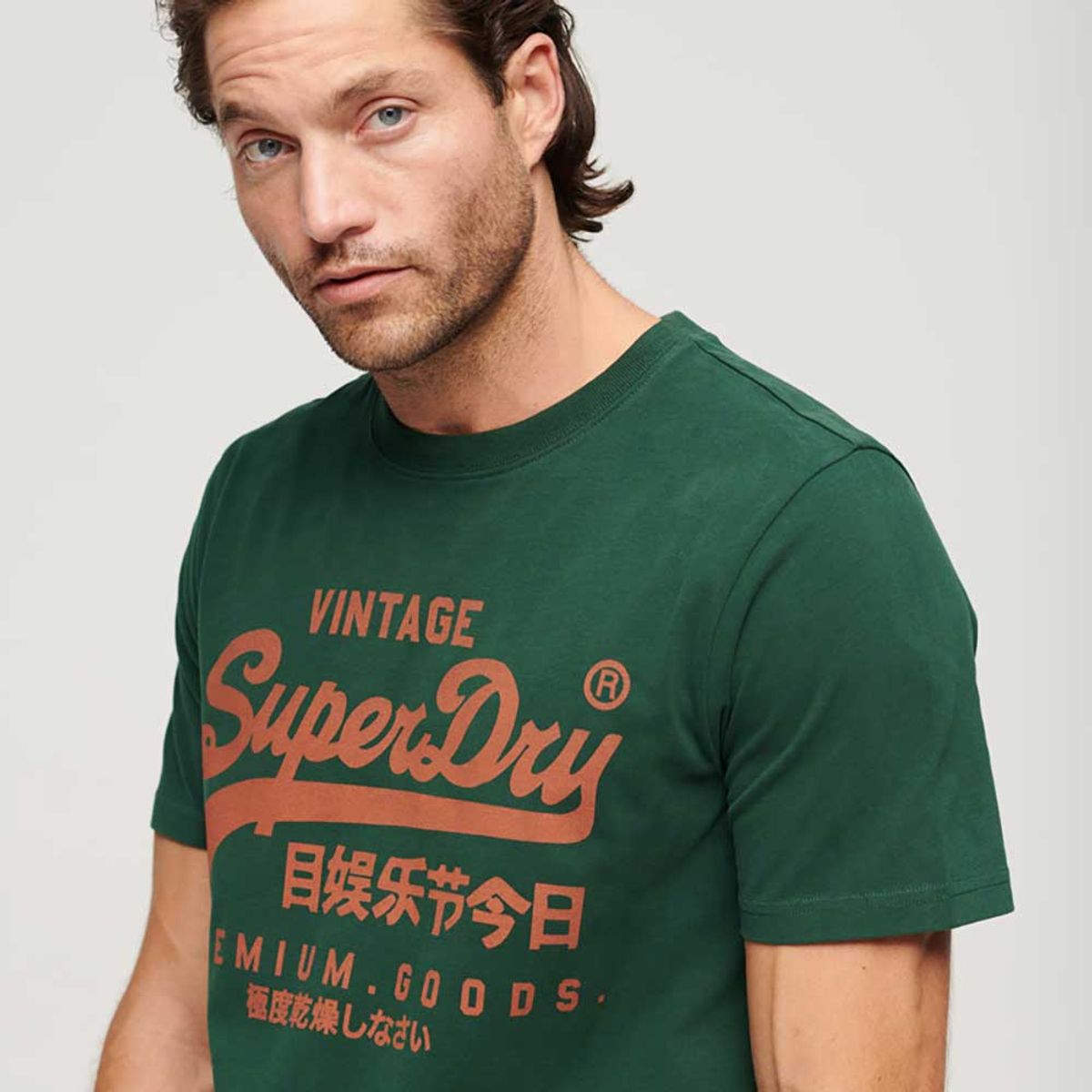 SUPERDRY - Camiseta Para Hombre Premium Goods Graphic Superdry