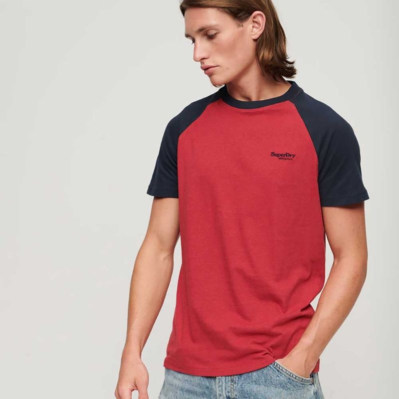 SUPERDRY - Camiseta Para Hombre Essential Baseballsuperdry
