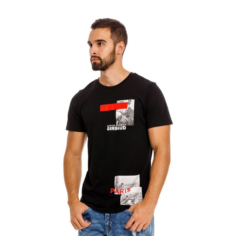 MARITHE FRANCOIS GIRBAUD - Camiseta Manga Corta Para Hombre Lefrancois Girbaud
