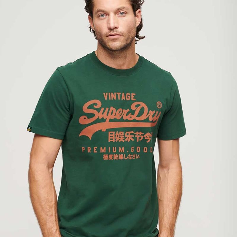 SUPERDRY - Camiseta Para Hombre Premium Goods Graphic Superdry