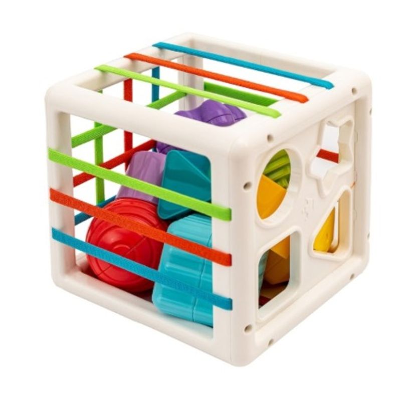 GENERICO - Cubo Sensorial Montesorri - Juego De Encajar Para Bebés