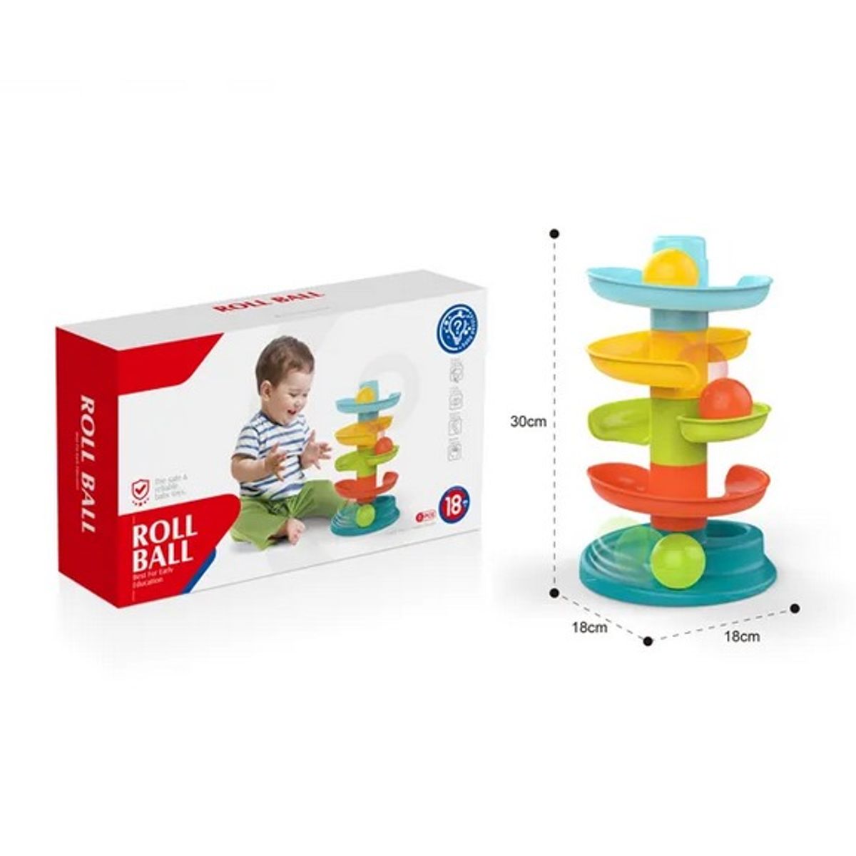 GENERICO - Torre De Pelotas Juego Educativo Didáctico Tobogán Niños