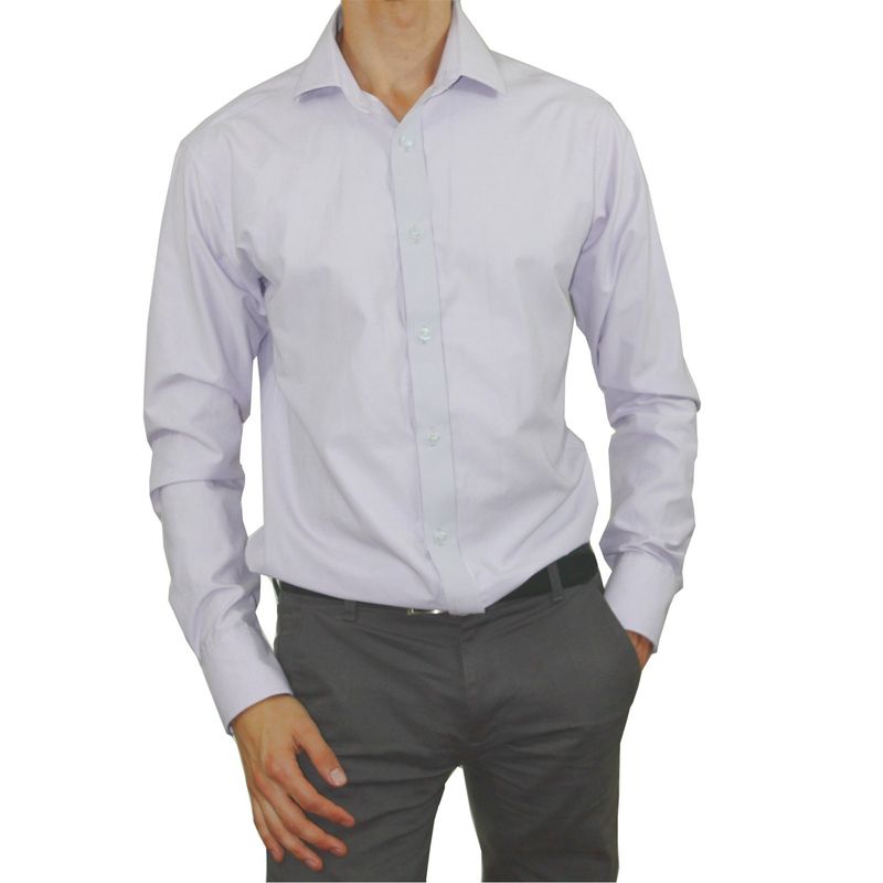 ARANZAZU - Camisa casual texturizada unicolor Aranzazu Charles