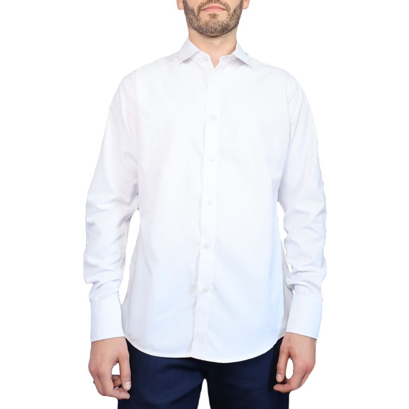 ARANZAZU - Camisa casual texturizada unicolor Aranzazu Charles