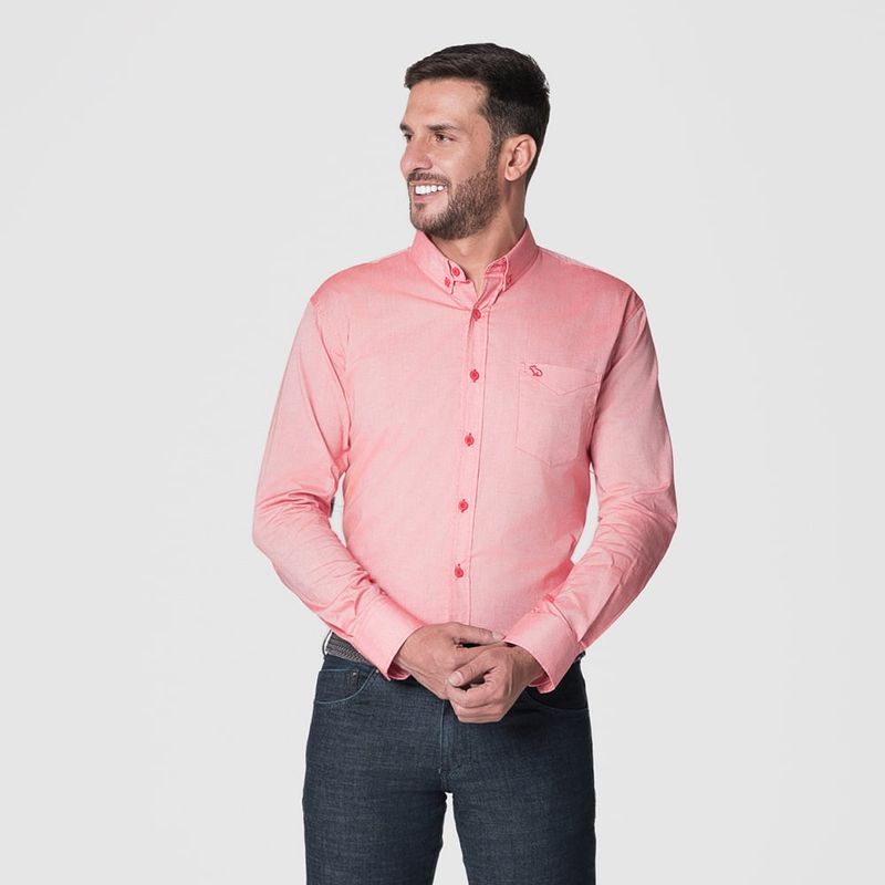 LEC LEE - Camisa para Hombre con bolsillo