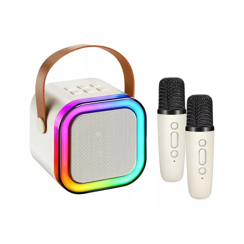 GENERICO - Set De Karaoke Portátil Para Niños Bluetooth 2microfonos K12