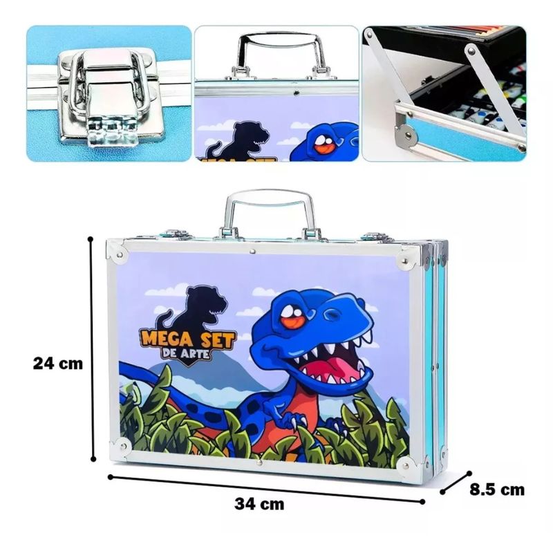 GENERICO - Set De Artes Profesional Para Niños Kit De Pintura 145 Pcs