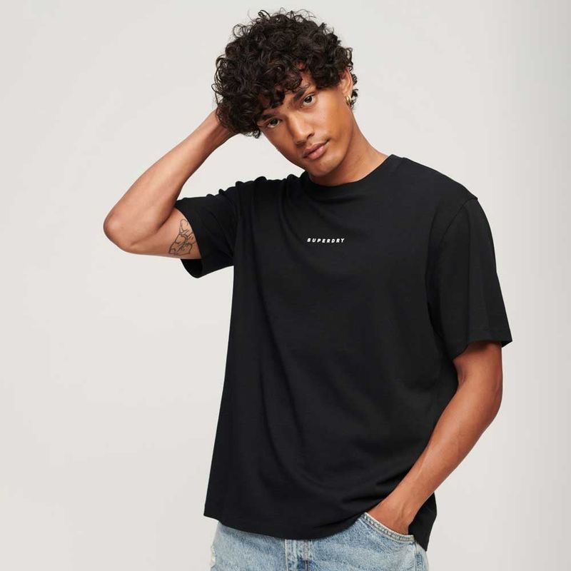 SUPERDRY - Camiseta Para Hombre Code Surplus Logo Superdry