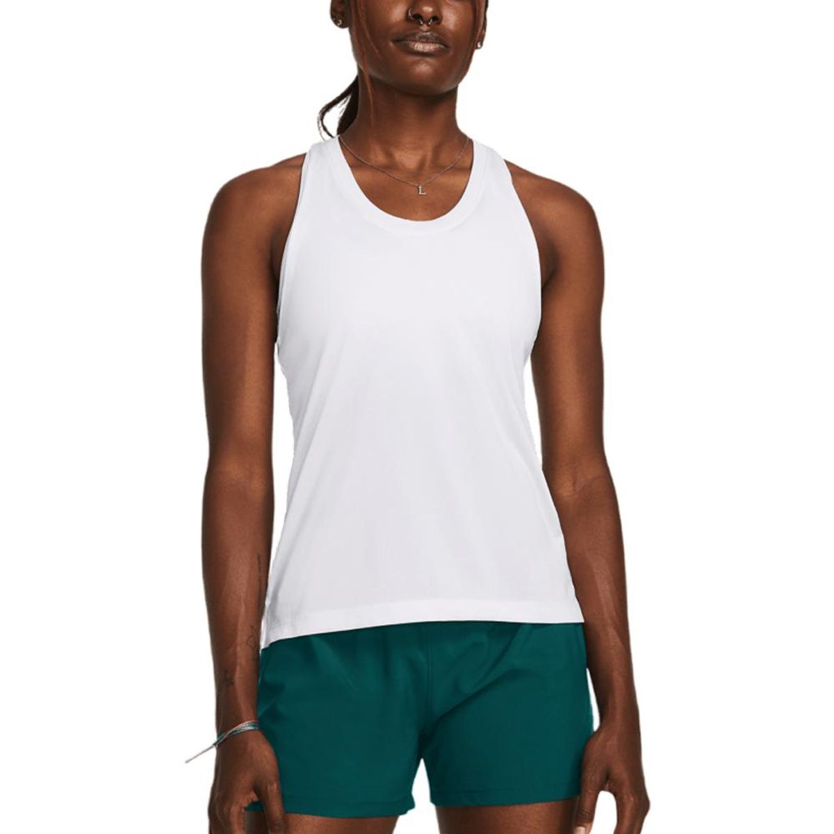UNDER ARMOUR - Camiseta Esqueleto Under Armour Lau-Nch Singlet Mujer-Blanco