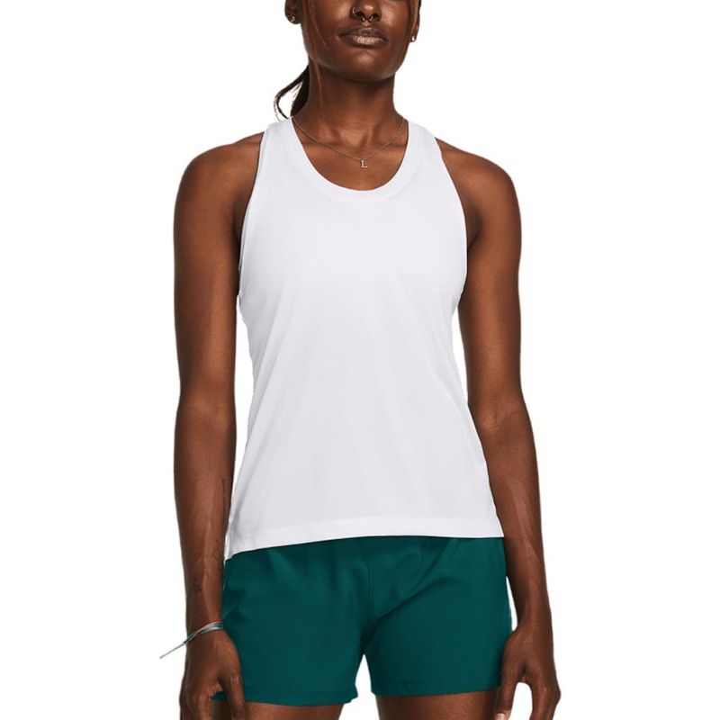 UNDER ARMOUR - Camiseta Esqueleto Under Armour Lau-Nch Singlet Mujer-Blanco