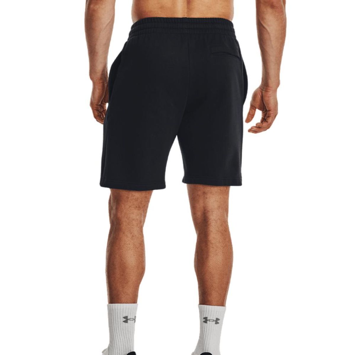 UNDER ARMOUR - Pantaloneta Under Armour Rival Fleece-Negro