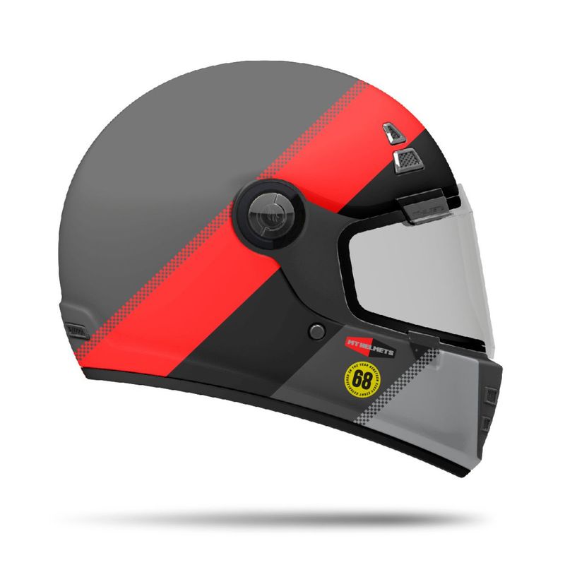 MT HELMETS - CASCO MT JARAMA CERTIFICADO ECE2206  FACTORY GRIS MATE TLL M