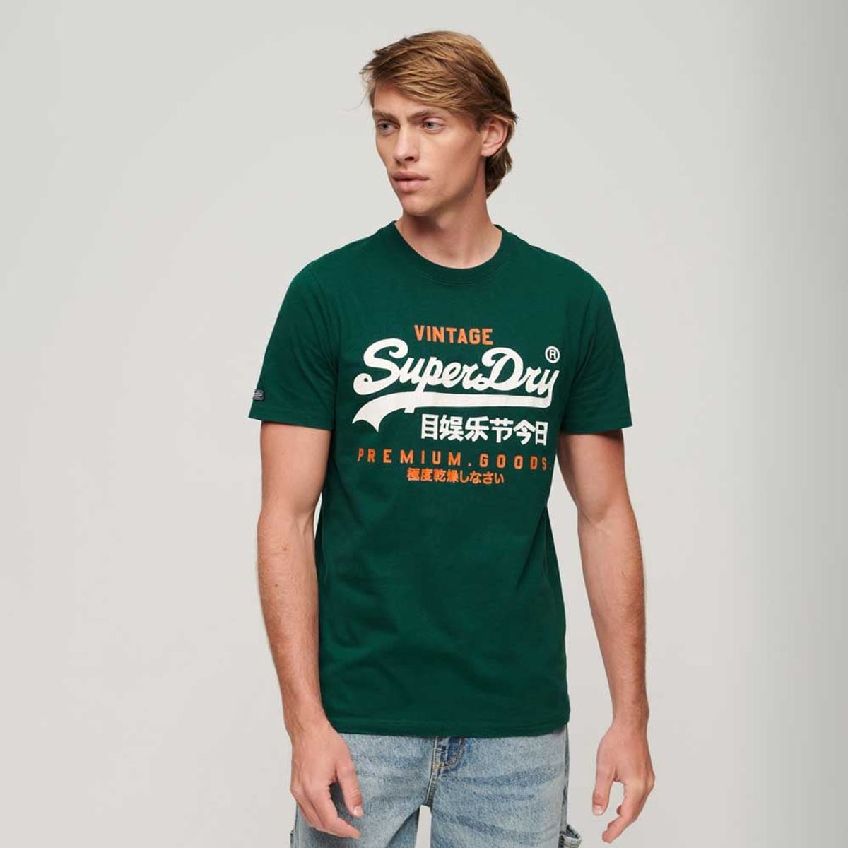 SUPERDRY - Camiseta Para Hombre Classic Heritage Superdry
