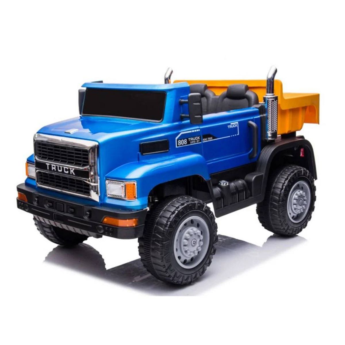 BRITOCHET - Carro montable Eléctrico Camion Niños 12V  C/Volco 4x4