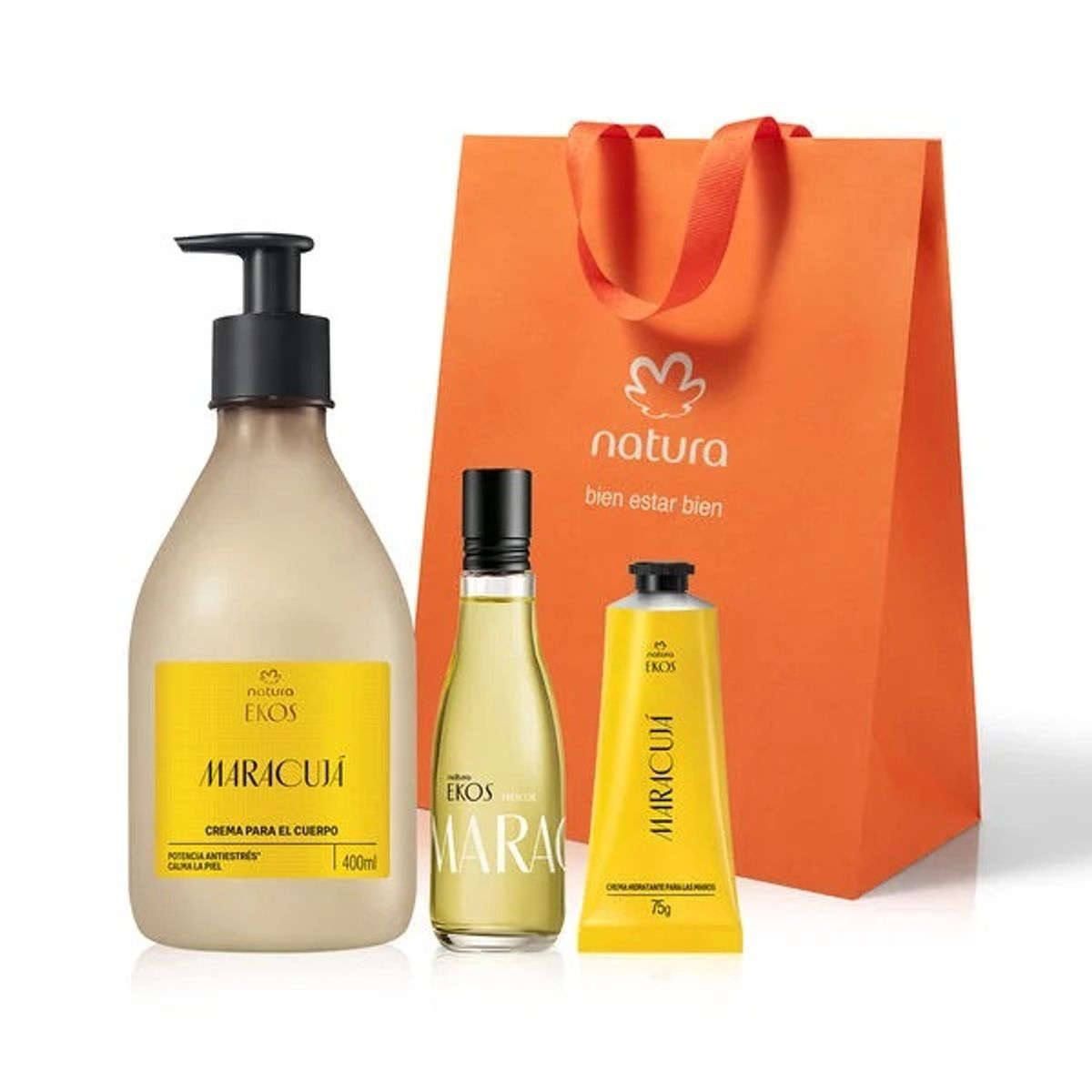 NATURA - Set x 3 piezas Ekos Maracuyá Natura