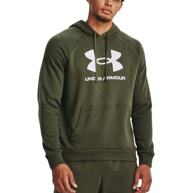UNDER ARMOUR - Hoodie Under Armour Rival Fleece-Verde