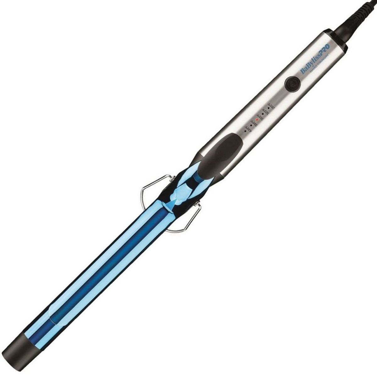 BABYLISS - Pinza Rizadora Blue Nano Titanium Xl Cuchara 1