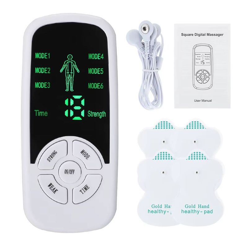 GENERICO - Estimulador De Terapia Muscular Eléctrica Ems Tens 6 Modos