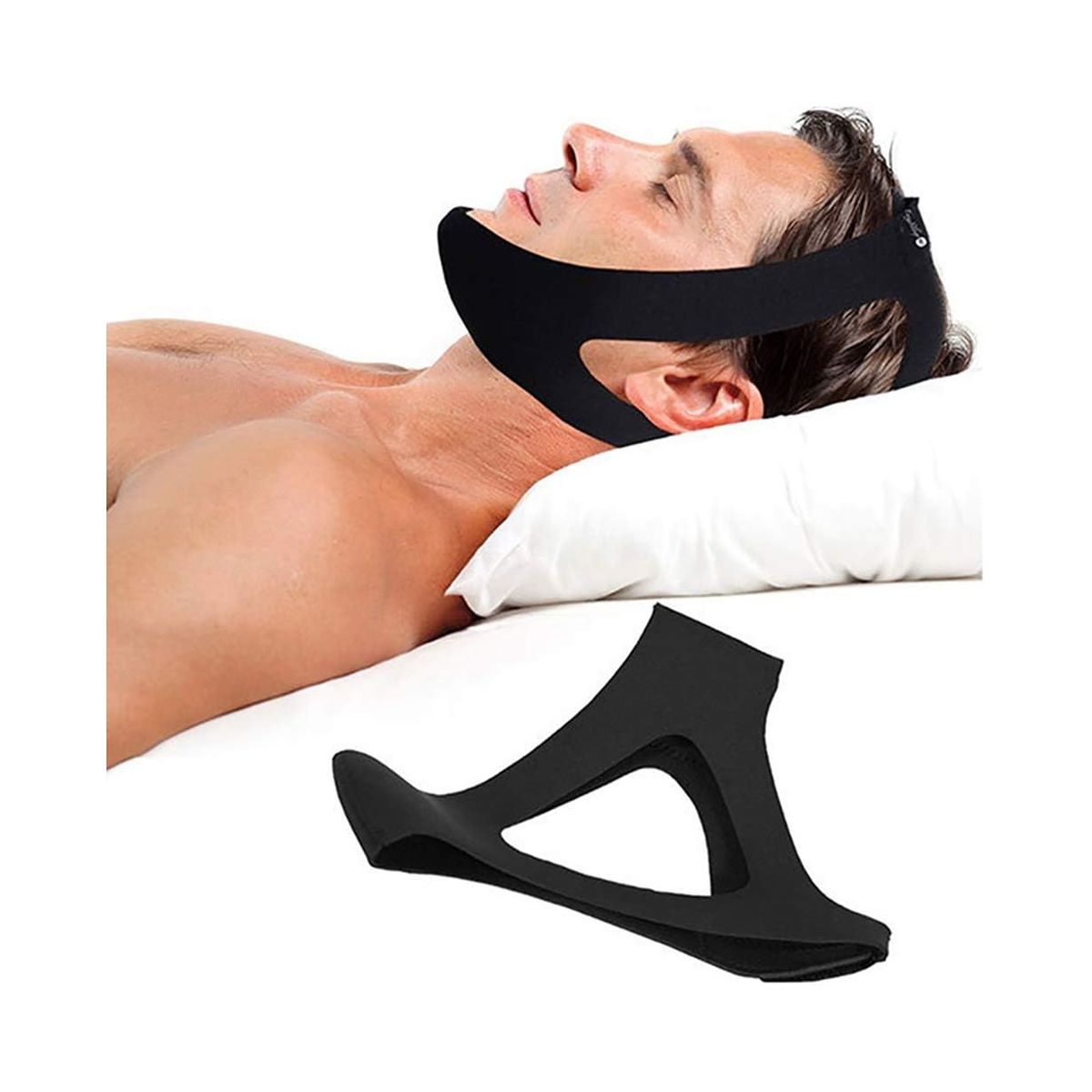 GENERICO - Banda Facial Antironquidos Unisex Compresión Para Barbilla