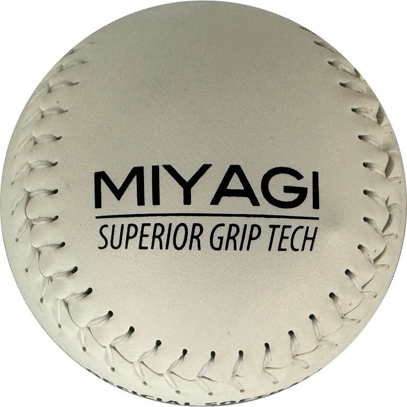 MIYAGI - Pelota De Béisbol Miyagi M1201 Bola De Softbol Sintético Pu