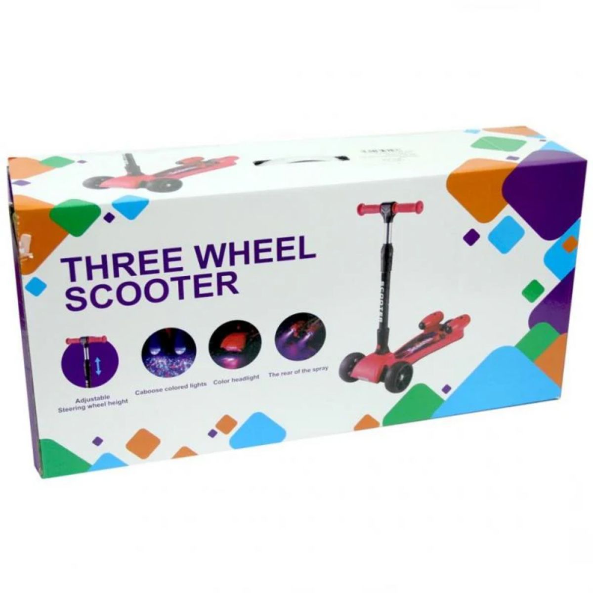 GENERICO - Patineta Scooter Con Humo Para Niños Bluetooth