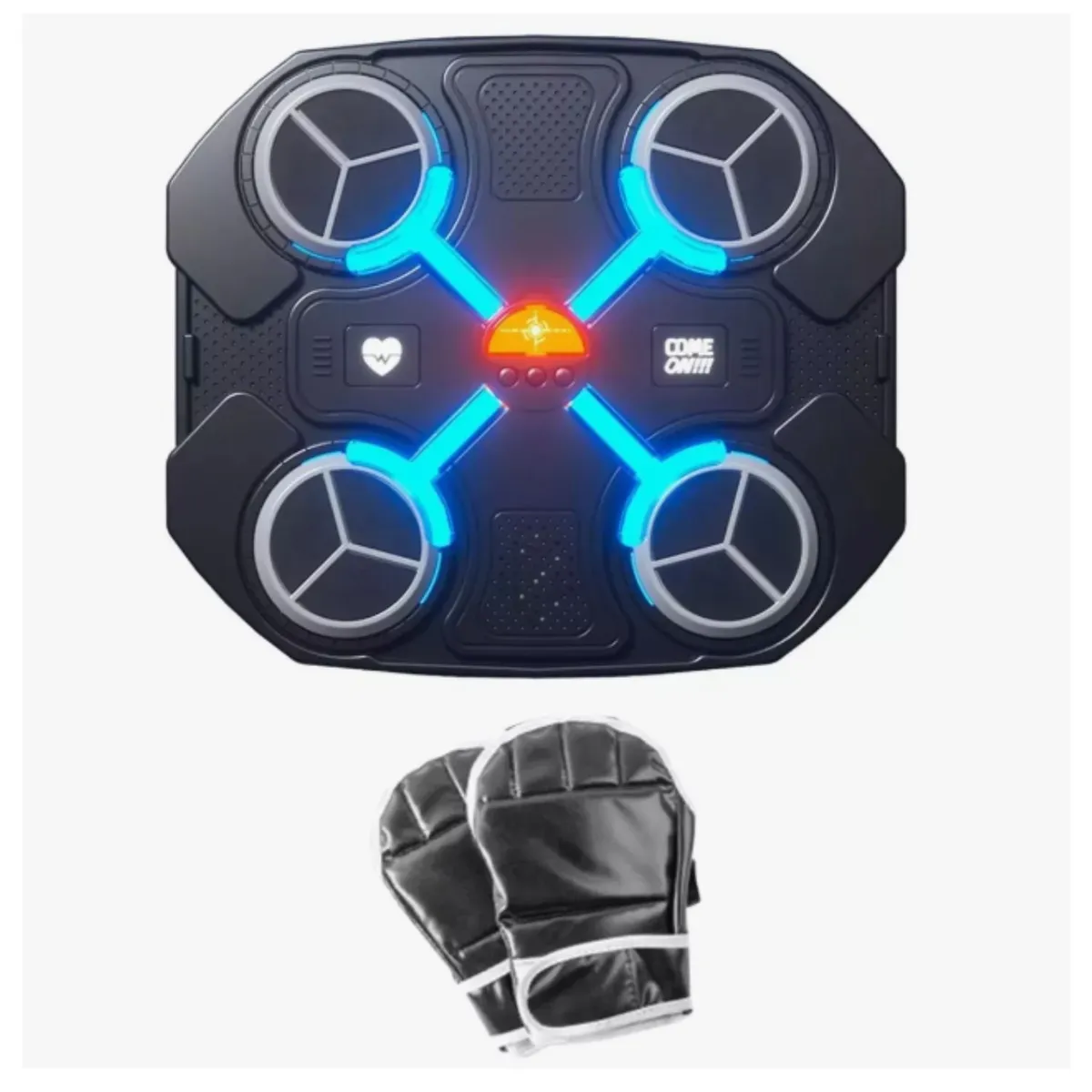 ONE PIXEL - Entrenador de Boxeo de Pared con Guantes Negro