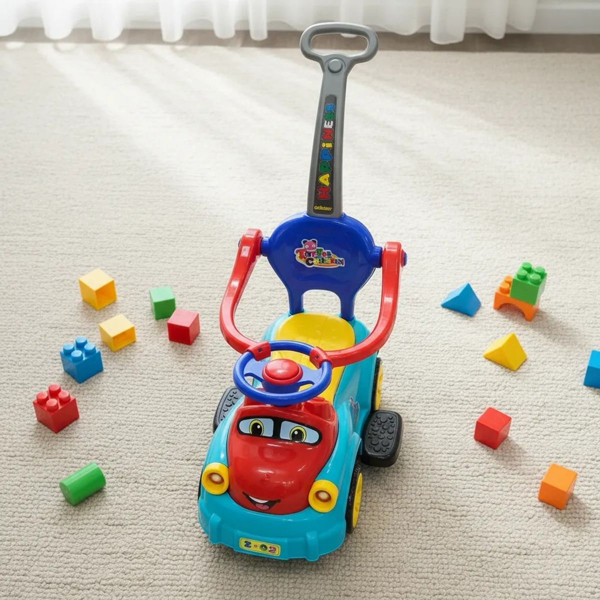 GENERICO - Carro Montable Paseador Infantil Juguete ROJO