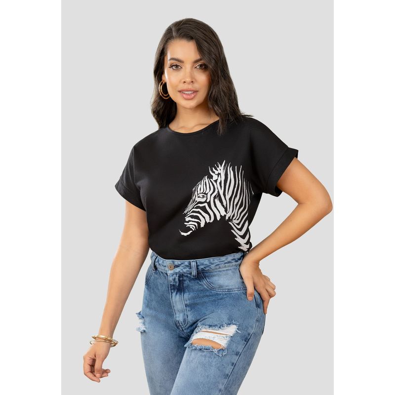 MARKETING PERSONAL - Camiseta Mujer Negro Mp 105842