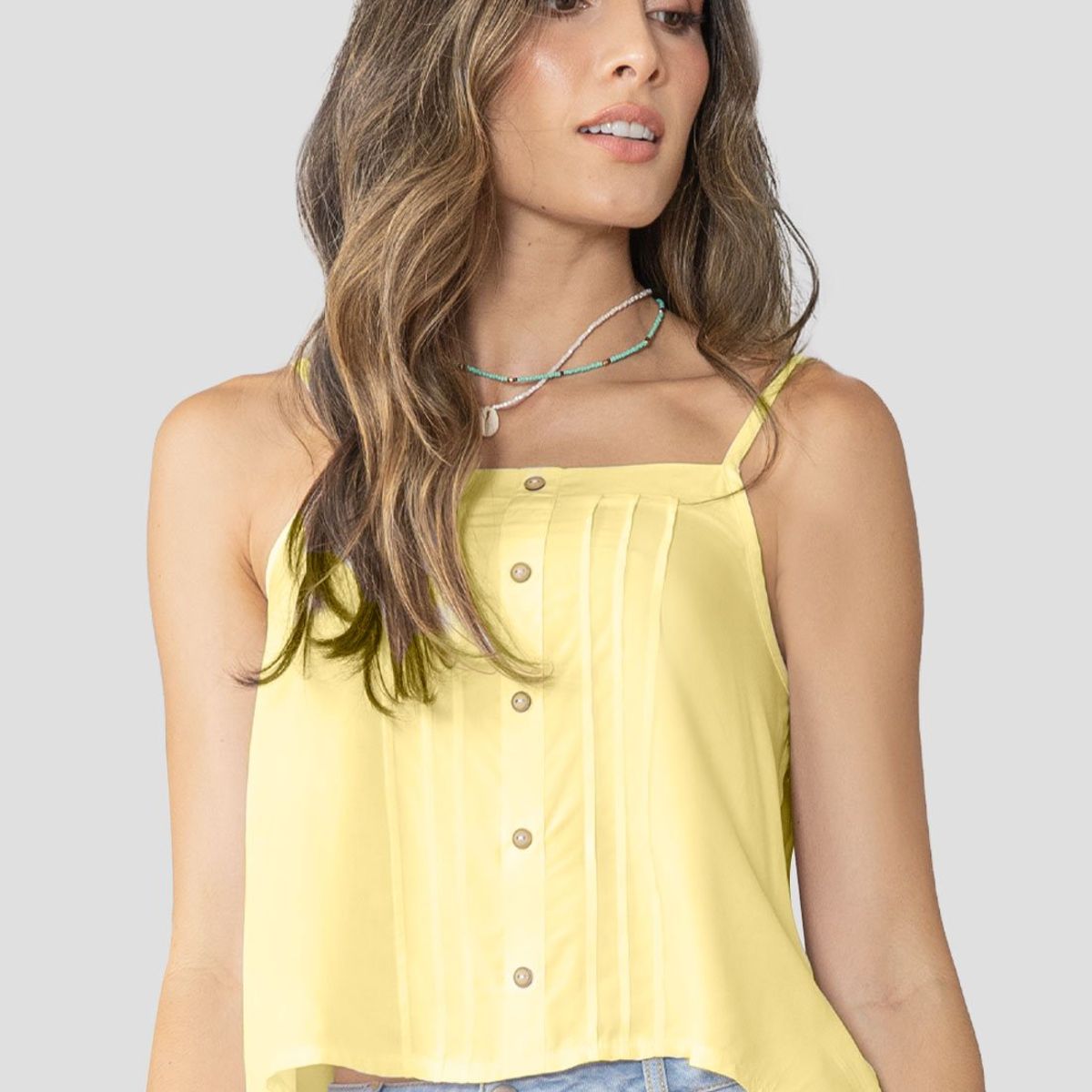 RUTTA - Blusa Mujer Amarillo Pastel Rutta 106578
