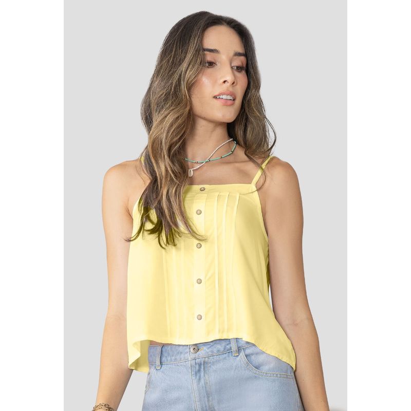 RUTTA - Blusa Mujer Amarillo Pastel Rutta 106578