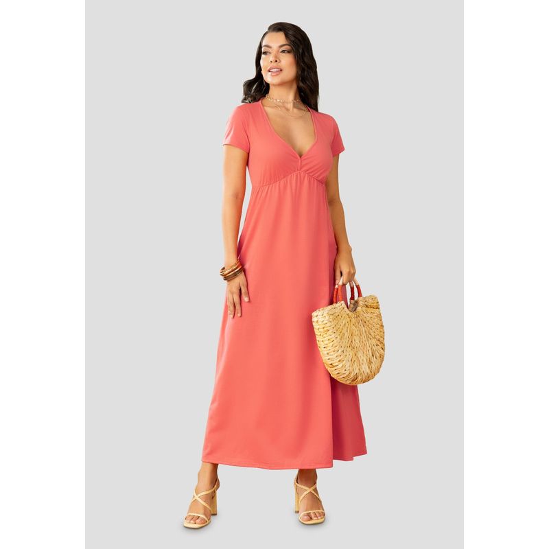 MARKETING PERSONAL - Vestido Largo Mujer Coral Mp 79860