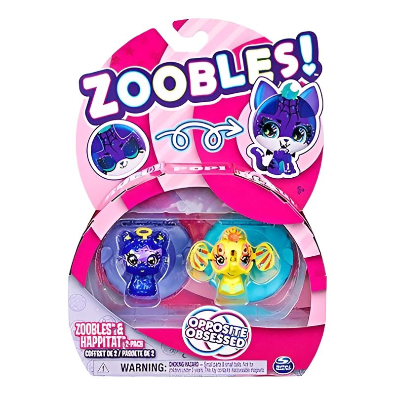 GENERICO - Zoobles Animal Pack x 2 unidades