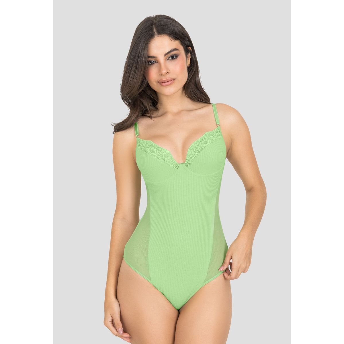 FORMAS INTIMAS - Body Mujer Pistacho Fi 100377