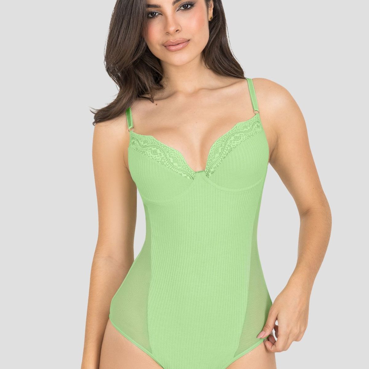 FORMAS INTIMAS - Body Mujer Pistacho Fi 100377
