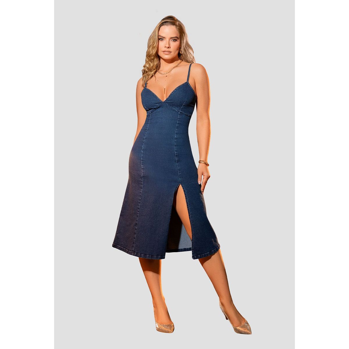 MARKETING PERSONAL - Vestido Mujer Azul Oscuro Mp 105530