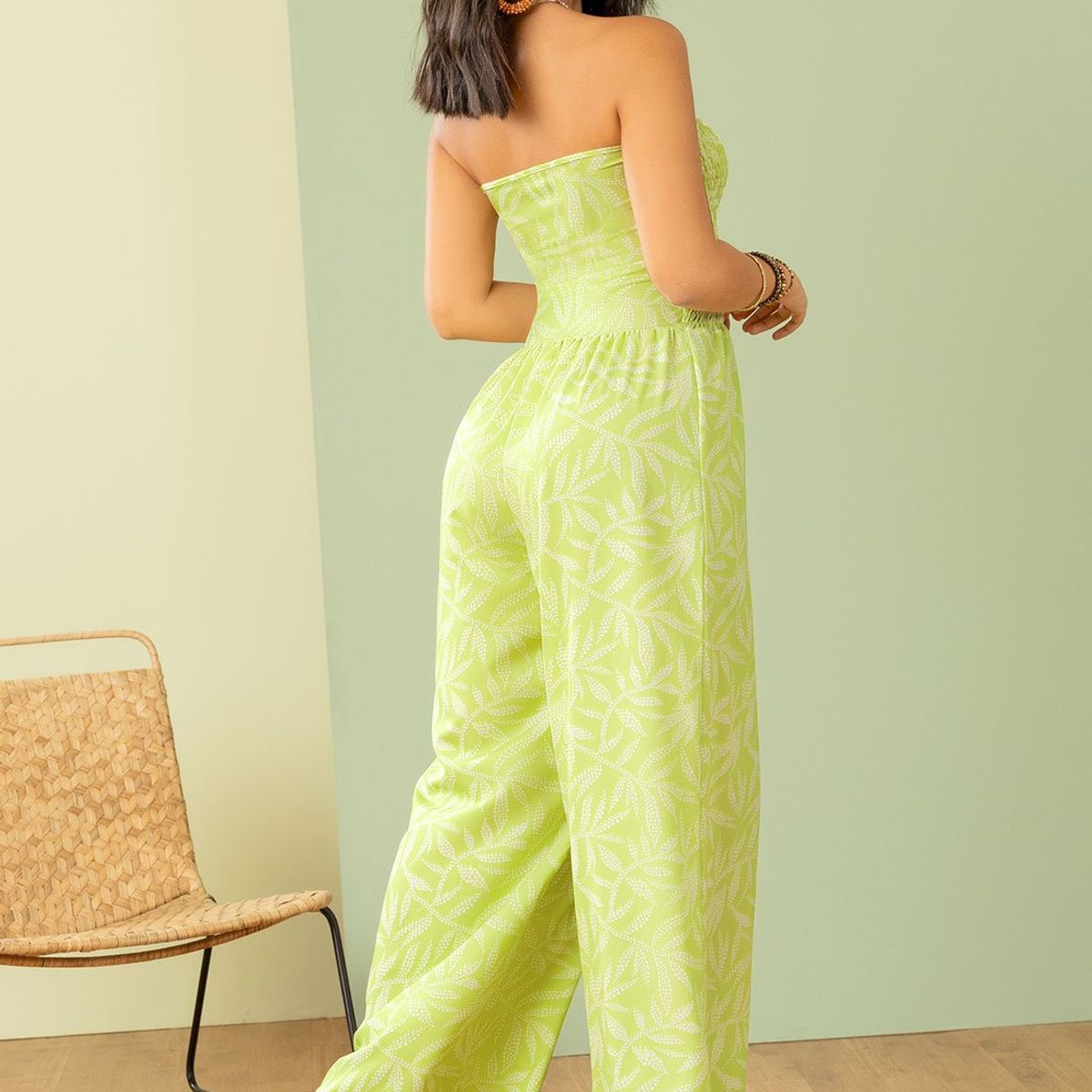 MARKETING PERSONAL - Enterizo Largo Mujer Estampado Mp 105895