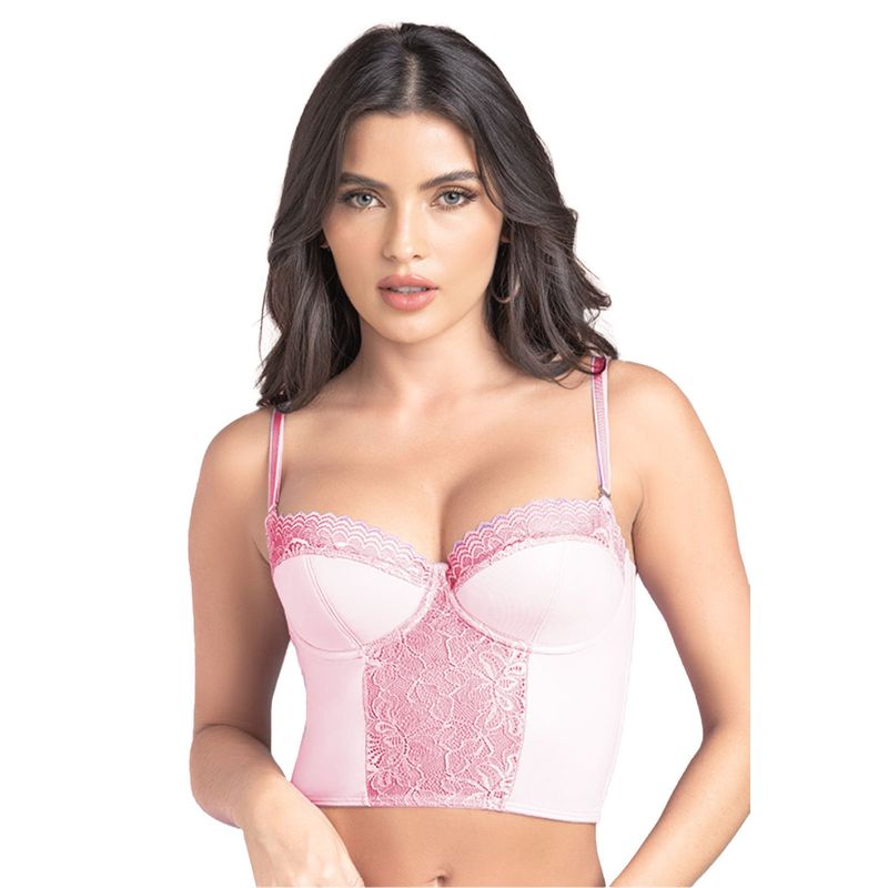 FORMAS INTIMAS - Corset Mujer Palo De Rosa Fi 6274
