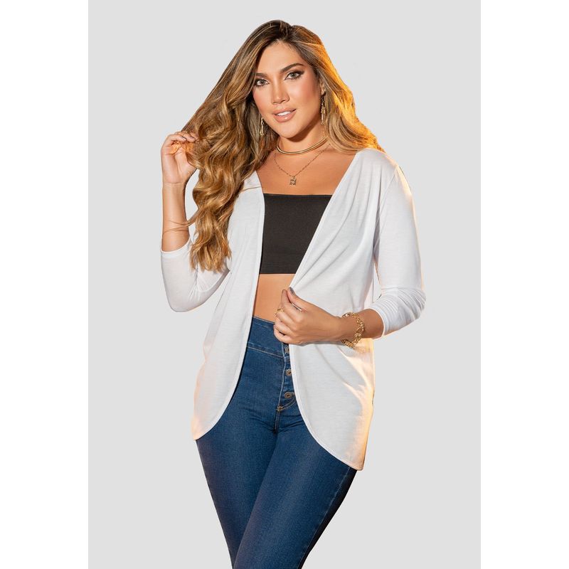MARKETING PERSONAL - Cardigan Mujer Blanco Mp 105844