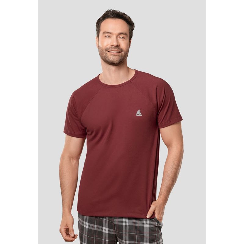 Camiseta Hombre Vinotinto Fi 105946 FORMAS INTIMAS