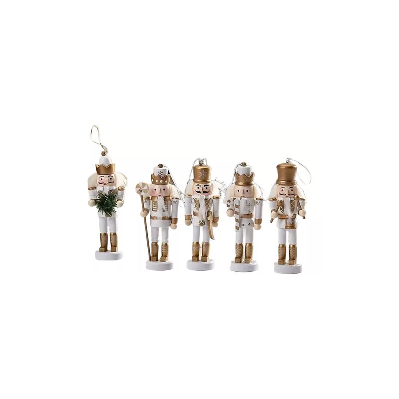 GENERICO - Cascanueces De Navidad Soldados En Madera Madera
