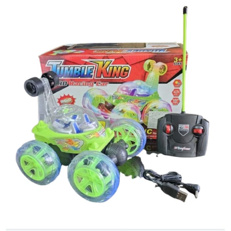 GENERICO - Carro loco Con Control Remoto Juguete Verde