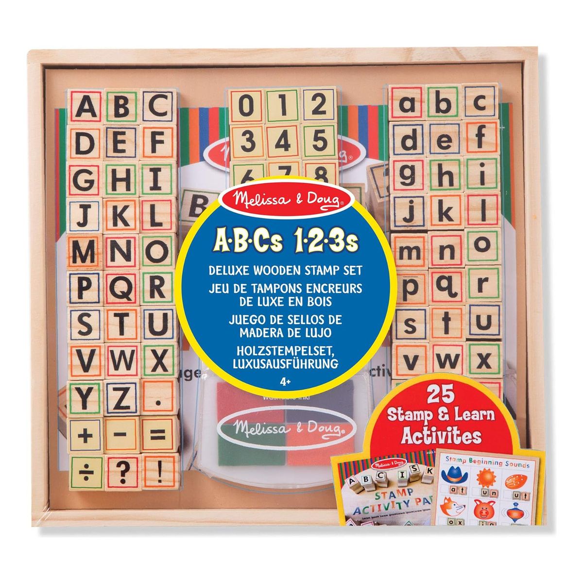 GENERICO - Juego De Sellos De Lujo  Abc Y 123 M&D