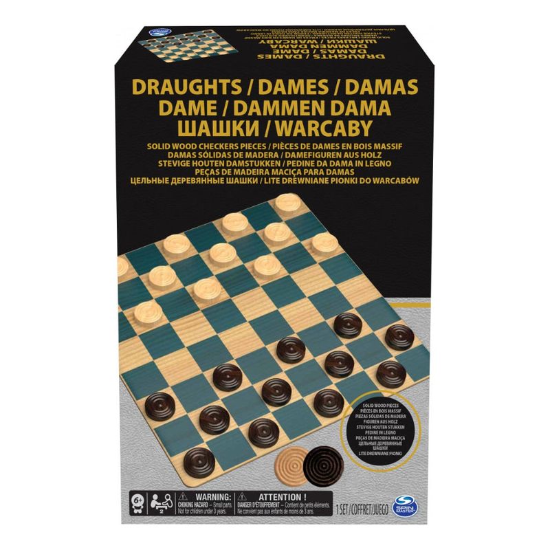 GENERICO - Juego De Mesa - Damas De Madera