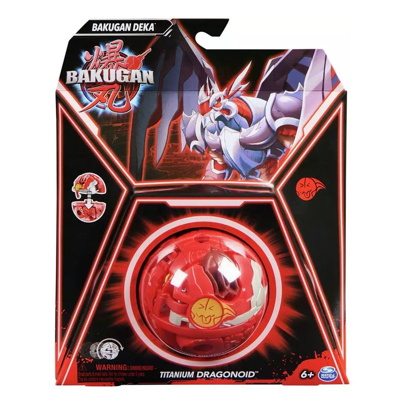 GENERICO - Bakugan Deka Large Action Figure & Trading Cards Playset