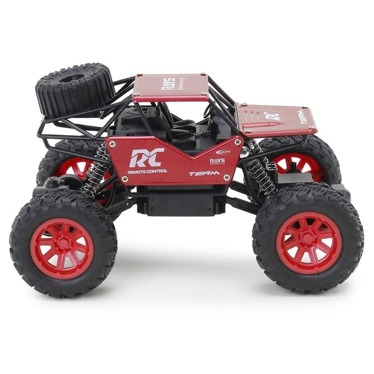 GENERICO - Carro todo terreno rojo a control remoto  juguetes infantil niño