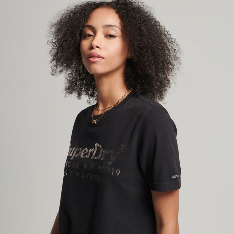 SUPERDRY - Camiseta Para Mujer Vintage Venue Interest Tee Superdry